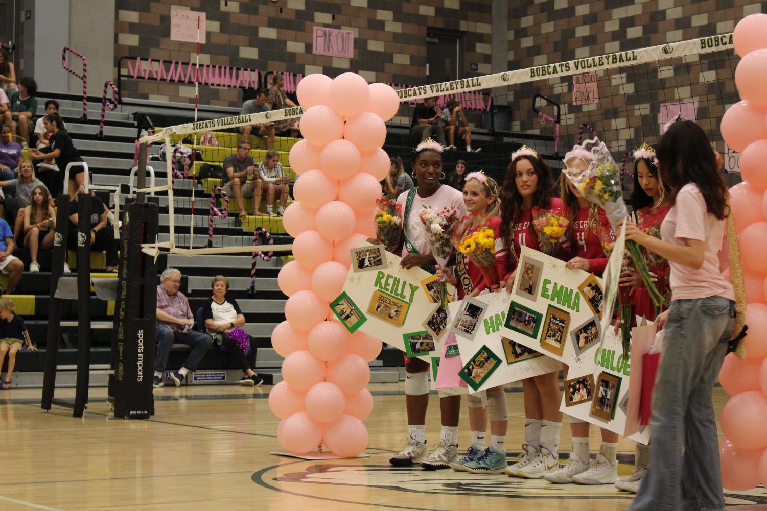 Girls Volleyball Celebrates Seniors Night