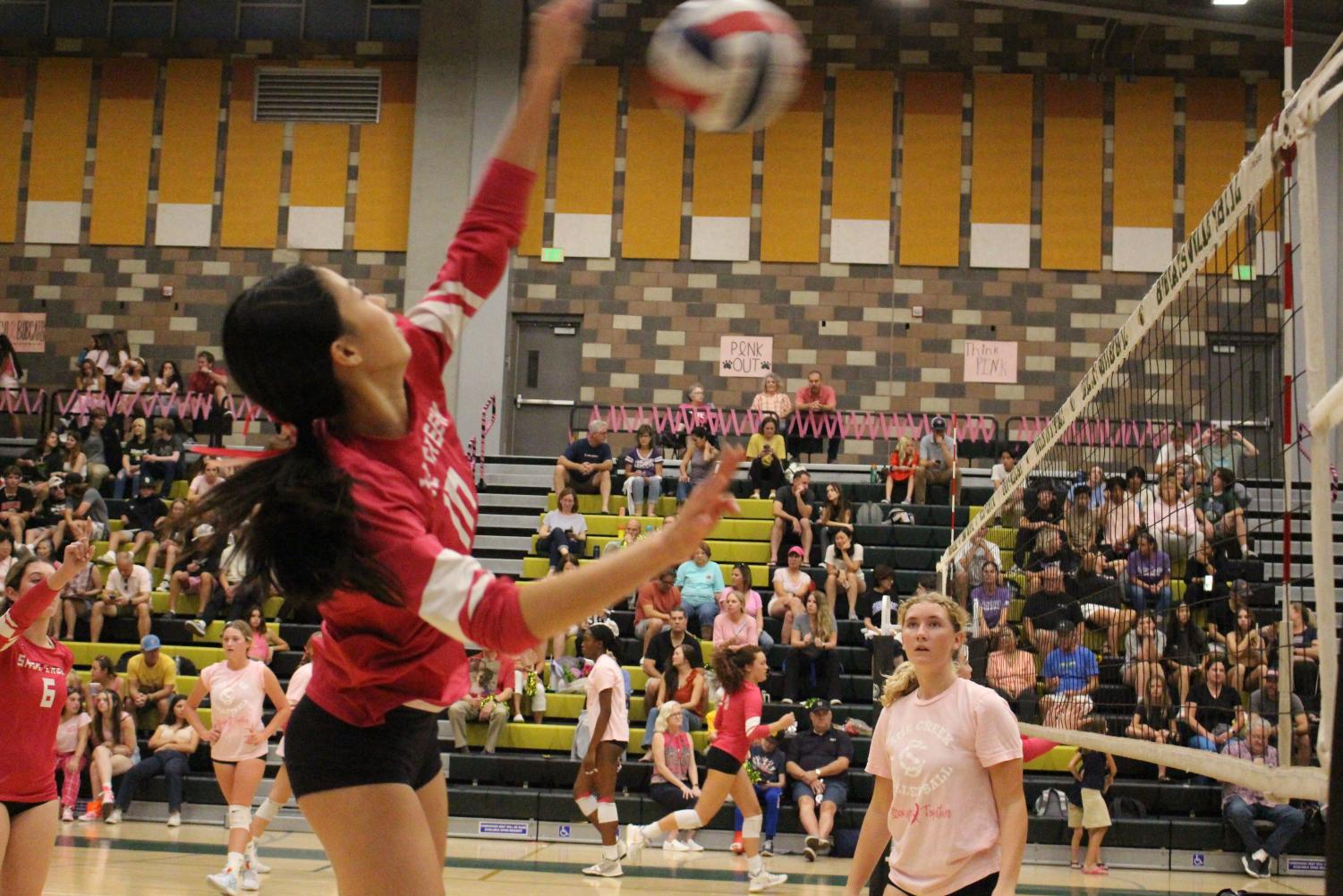 Girls Volleyball Celebrates Seniors Night