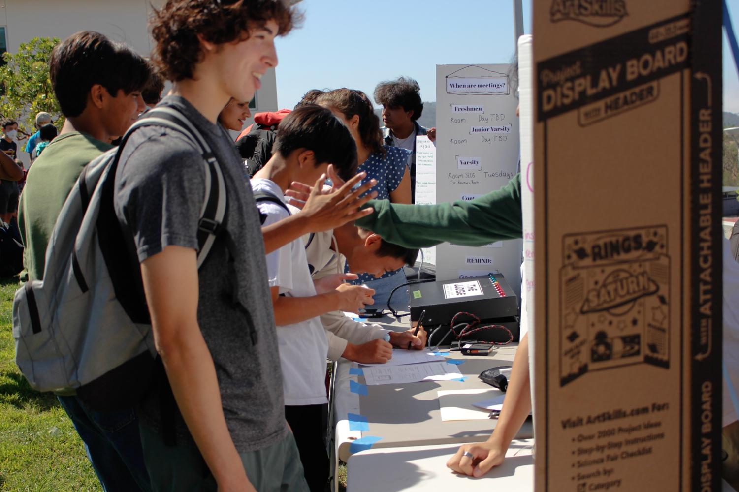 Students Join in at Sage Creek's Club Rush