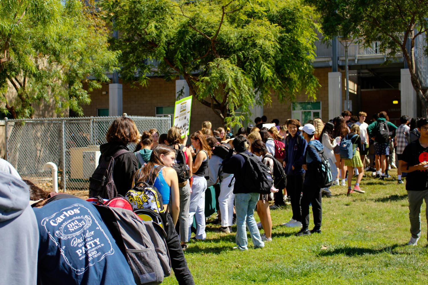 Students Join in at Sage Creek's Club Rush