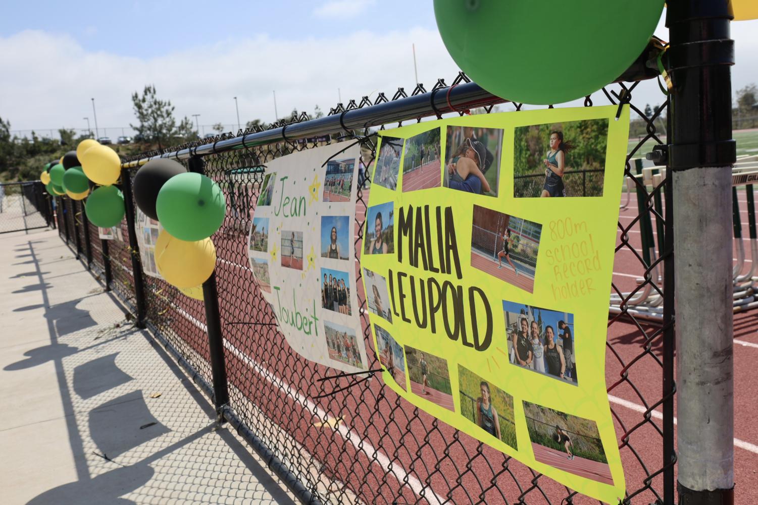 Track and Field Seniors Cross the Finish Line on Senior Night