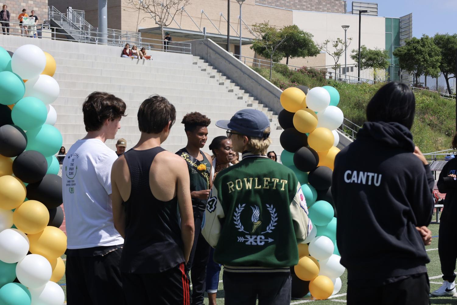 Track and Field Seniors Cross the Finish Line on Senior Night