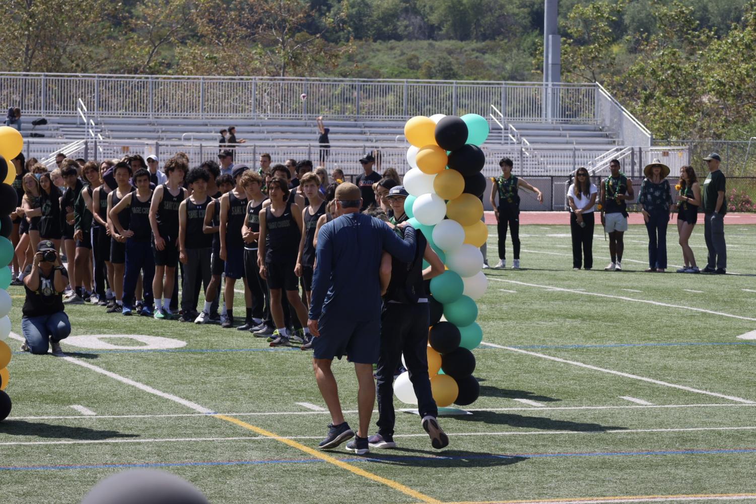 Track and Field Seniors Cross the Finish Line on Senior Night