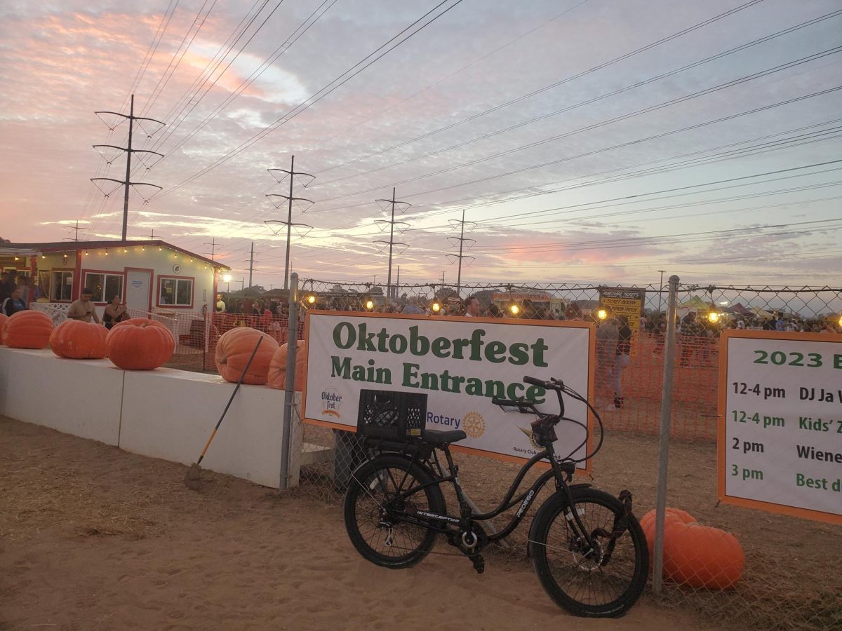 Attendees could enter Oktoberfest at its main entrance. The festival was open from 12-8 p.m.
