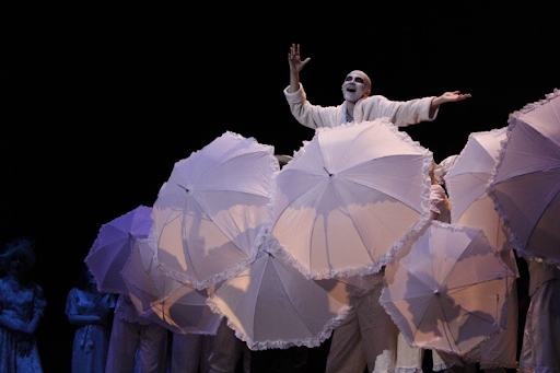 Uncle Fester, a character in the play, has fallen in love with the moon. The play had a lot of highlights like this dance, and the audience loved them.