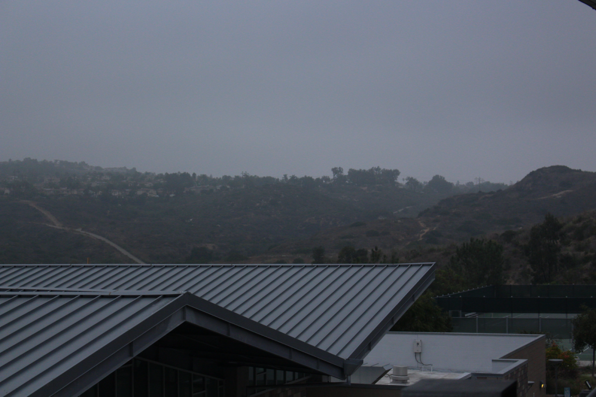 Fog over the canyons at Calavera.