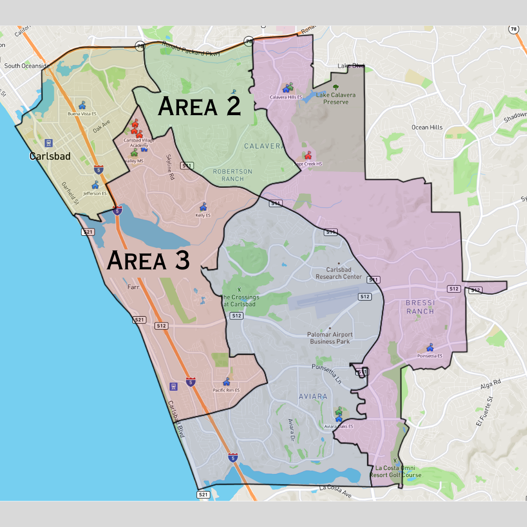 This election cycle, trustee positions are up for grabs in Areas 2 and 3. For more information about the specific schools and addresses in each area, visit https://locator.pea.powerschool.com/?studyID=104029.