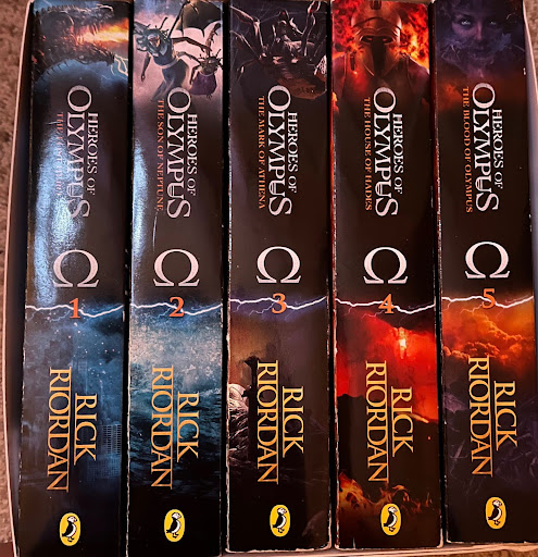 The five “Heroes of Olympus” books are the sequels of “Percy Jackson,” published in 2010. The plot in both series includes an intriguing mix of mythology and modern-day life. 