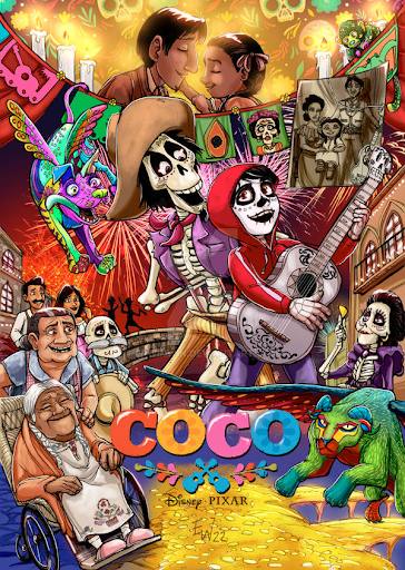 A heartfelt animated film about music and family, it brought tears to the hearts of many audiences. A visually creative depiction of the afterlife during Dia De Los Muertos.