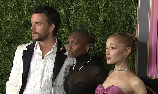 Jonathan Bailey (Prince Fiyero), Cynthia Erivo (Elphaba) and Ariana Grande (Glinda) attend the Special Screening in New York City.