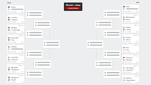 March Madness brackets are out. Fans need to hurry and make one.