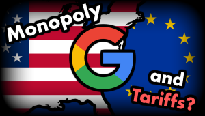 The U.S. and the EU both recently declared Google a monopoly and declared that it violated antitrust laws. Trump has threatened retaliatory tariffs after the European Union fined Google €2.95 billion ($3.5 billion). 